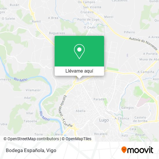 Mapa Bodega Española