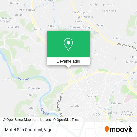 Mapa Motel San Cristóbal