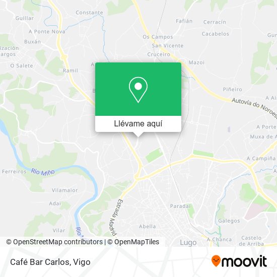 Mapa Café Bar Carlos