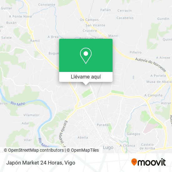 Mapa Japón Market 24 Horas