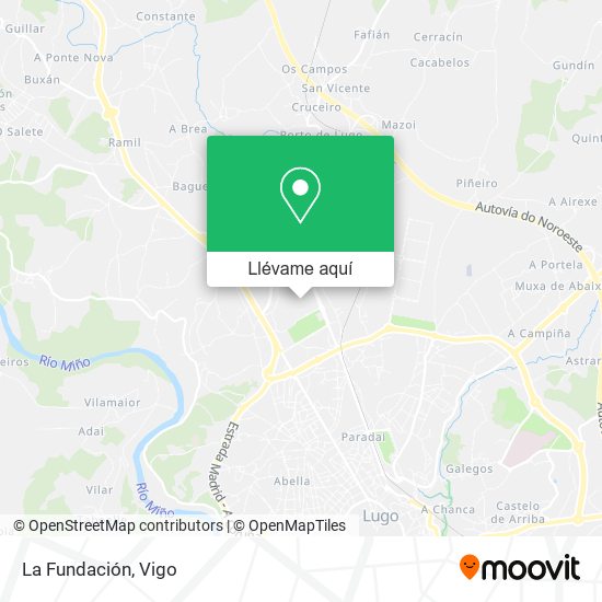 Mapa La Fundación
