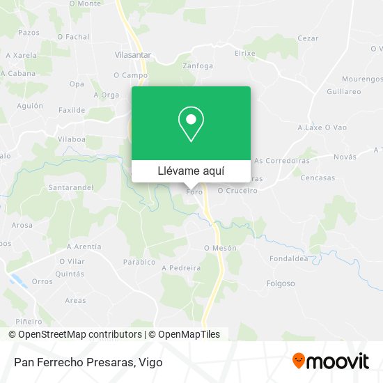 Mapa Pan Ferrecho Presaras