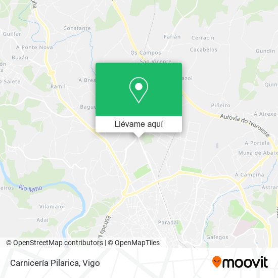 Mapa Carnicería Pilarica