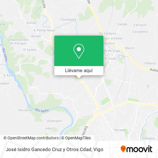 Mapa José Isidro Gancedo Cruz y Otros Cdad