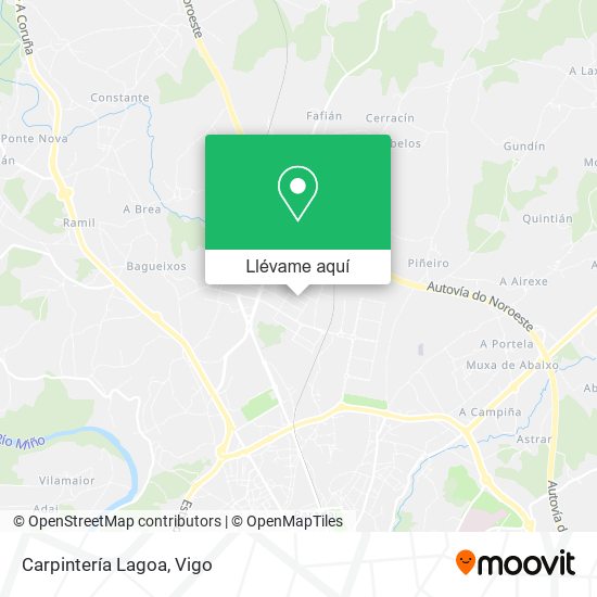 Mapa Carpintería Lagoa
