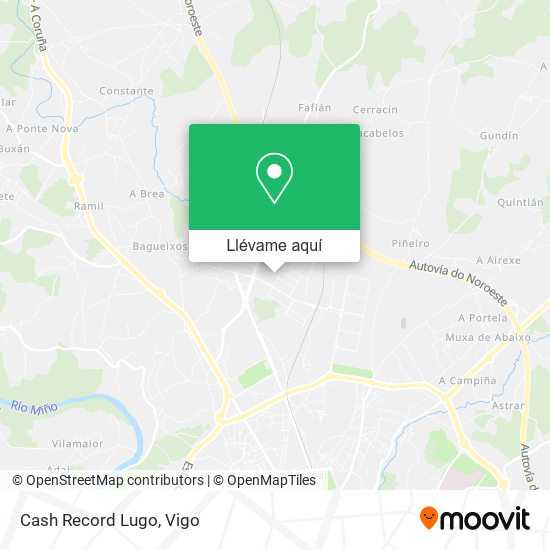 Mapa Cash Record Lugo