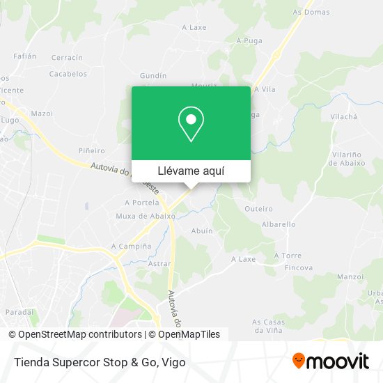 Mapa Tienda Supercor Stop & Go