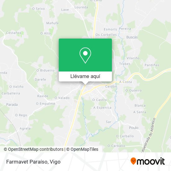 Mapa Farmavet Paraíso