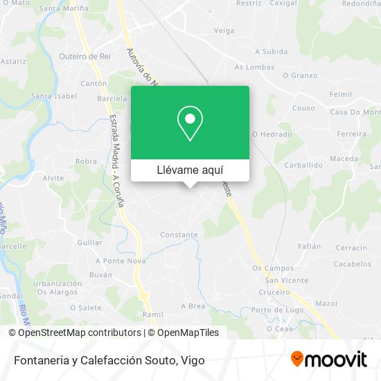 Mapa Fontaneria y Calefacción Souto