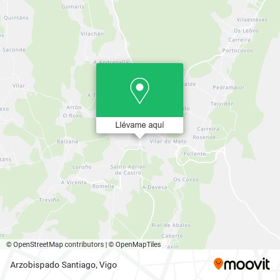 Mapa Arzobispado Santiago