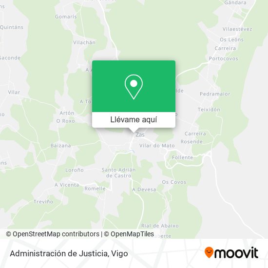 Mapa Administración de Justicia