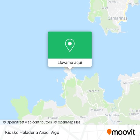 Mapa Kiosko Heladería Anxo