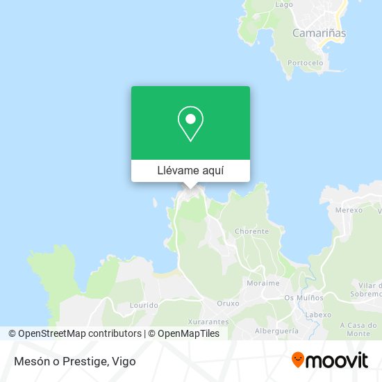 Mapa Mesón o Prestige