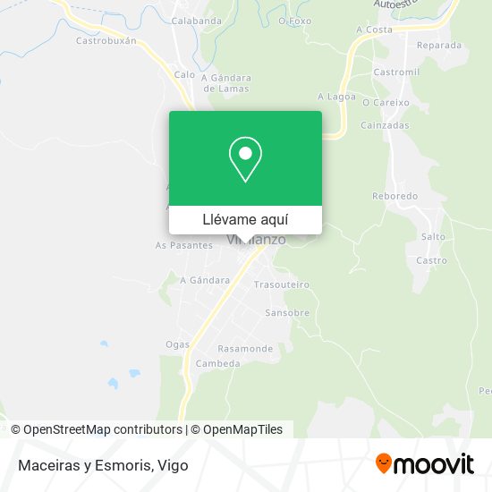 Mapa Maceiras y Esmoris