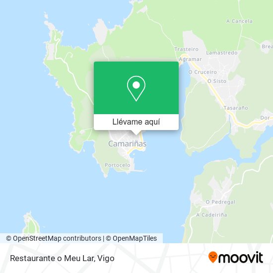 Mapa Restaurante o Meu Lar