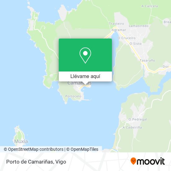 Mapa Porto de Camariñas