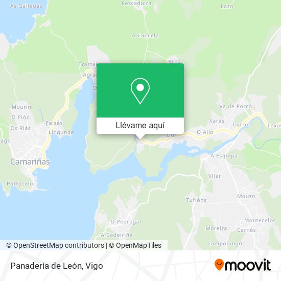 Mapa Panadería de León