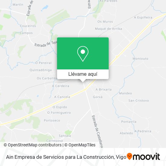 Mapa Ain Empresa de Servicios para La Construcción