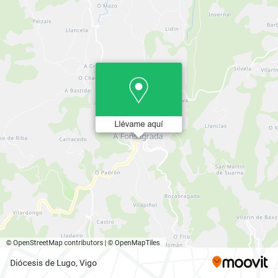 Mapa Diócesis de Lugo