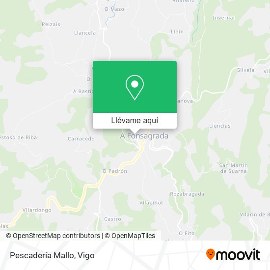 Mapa Pescadería Mallo