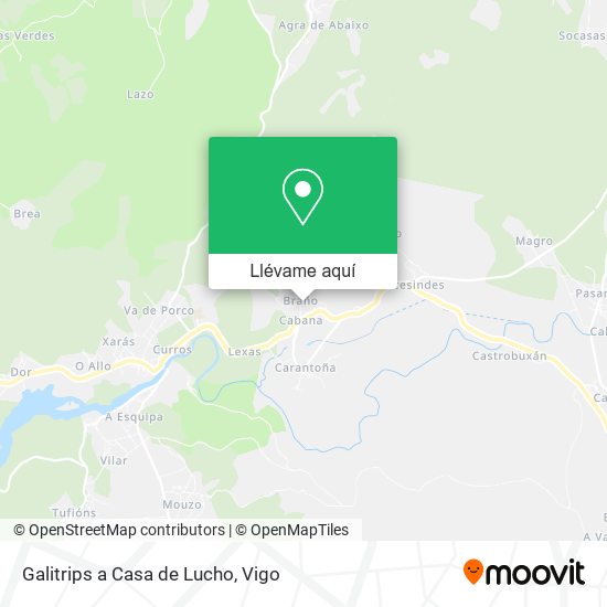 Mapa Galitrips a Casa de Lucho