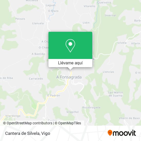 Mapa Cantera de Silvela