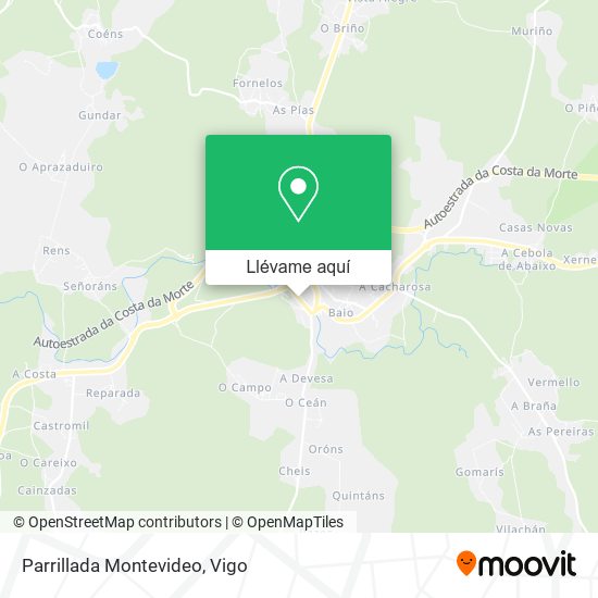 Mapa Parrillada Montevideo