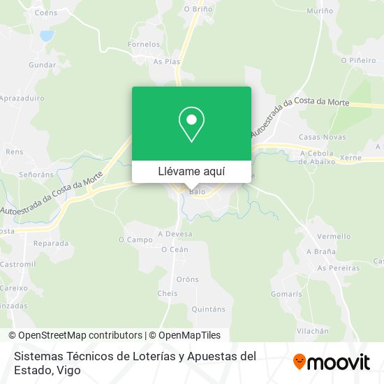 Mapa Sistemas Técnicos de Loterías y Apuestas del Estado