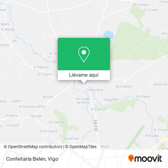 Mapa Confeitaría Belén