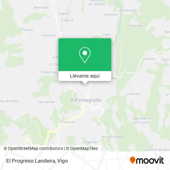 Mapa El Progreso Landeira