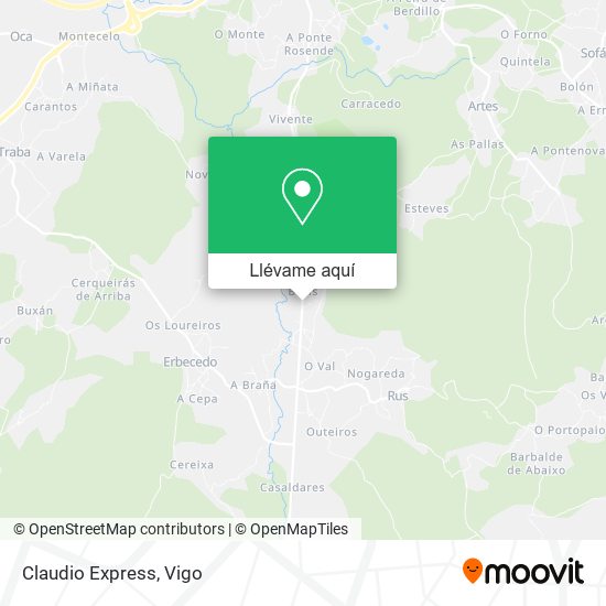 Mapa Claudio Express