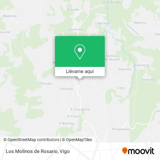 Mapa Los Molinos de Rosario