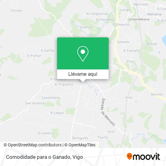Mapa Comodidade para o Ganado