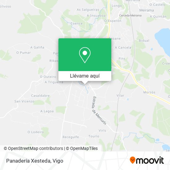 Mapa Panadería Xesteda
