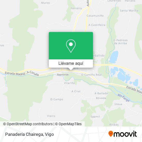 Mapa Panadería Chairega