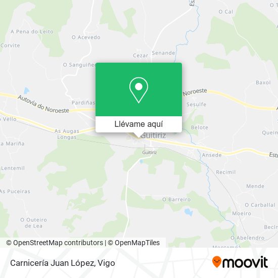 Mapa Carnicería Juan López