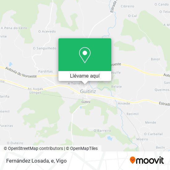 Mapa Fernández Losada, e
