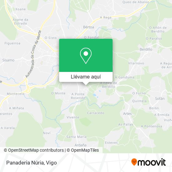 Mapa Panaderia Núria