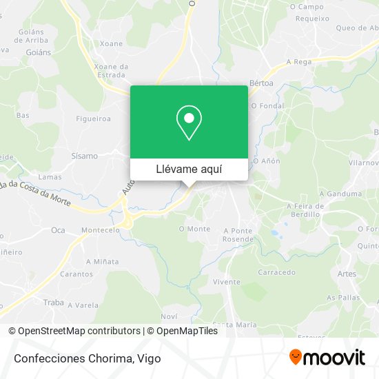 Mapa Confecciones Chorima
