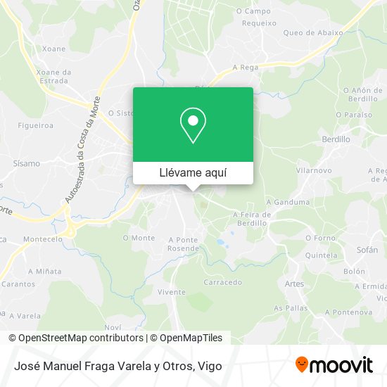 Mapa José Manuel Fraga Varela y Otros