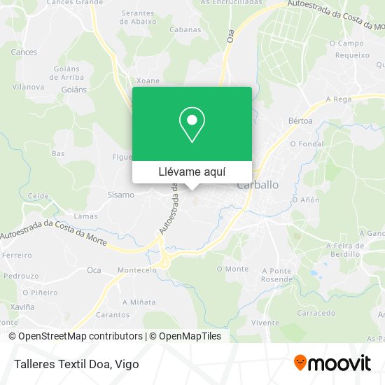 Mapa Talleres Textil Doa