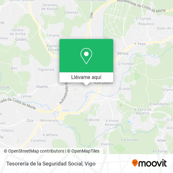 Mapa Tesorería de la Seguridad Social