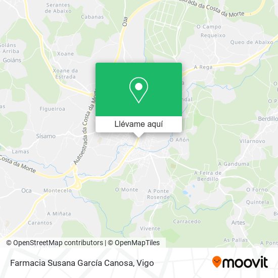 Mapa Farmacia Susana García Canosa