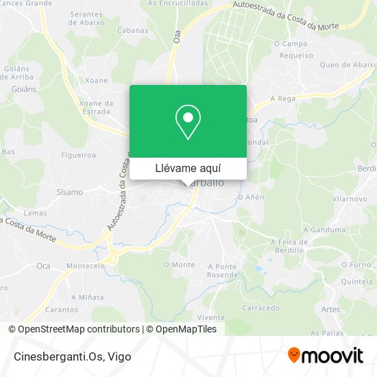 Mapa Cinesberganti.Os