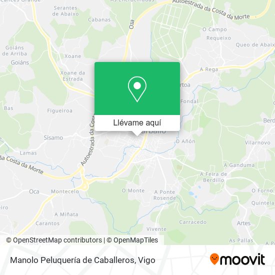 Mapa Manolo Peluquería de Caballeros