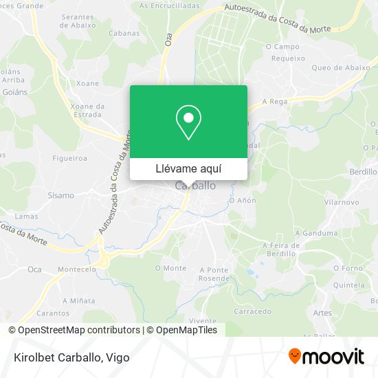 Mapa Kirolbet Carballo