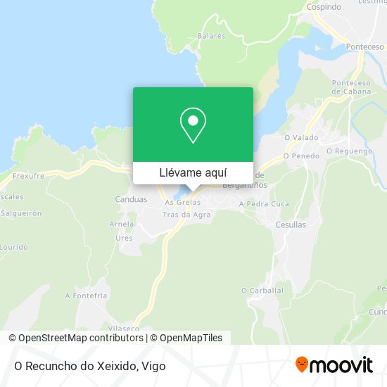 Mapa O Recuncho do Xeixido