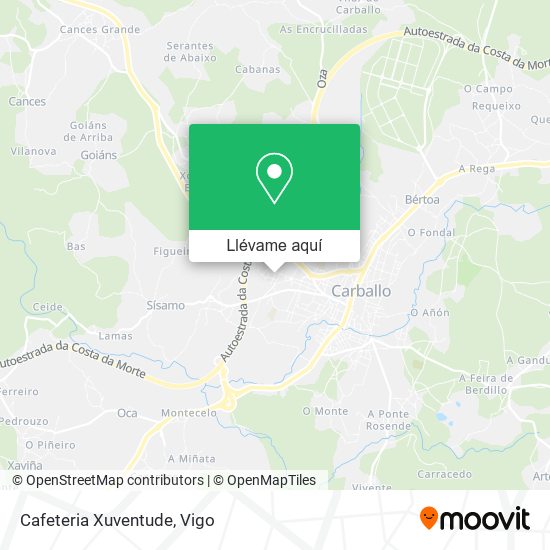 Mapa Cafeteria Xuventude