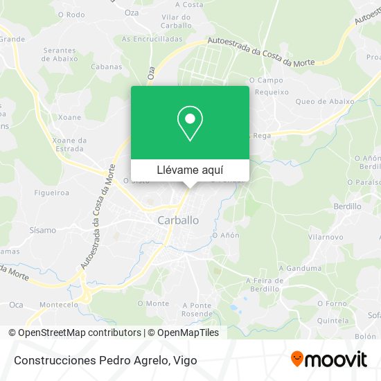 Mapa Construcciones Pedro Agrelo