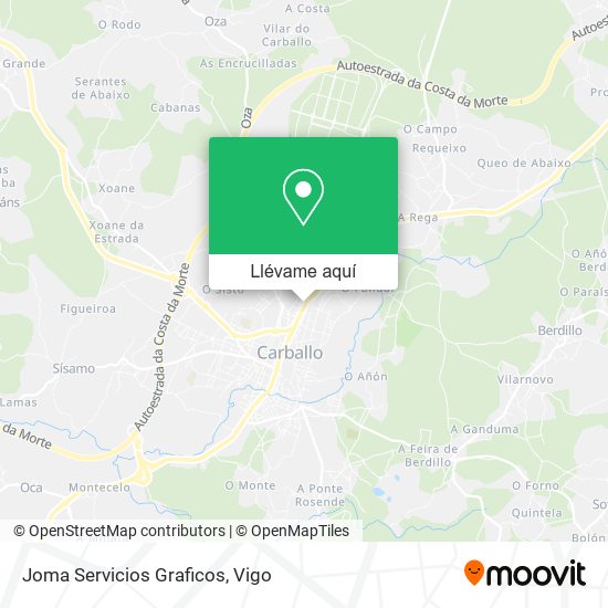 Mapa Joma Servicios Graficos